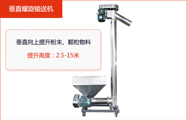 適合垂直或大傾角輸送粉狀、顆粒物料